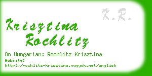 krisztina rochlitz business card